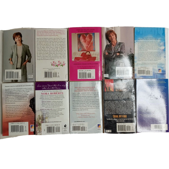 Lot of 10 Love Romance Suspense Mystery Modern Books Random Mix Titles & Authors - Picture 2 of 13